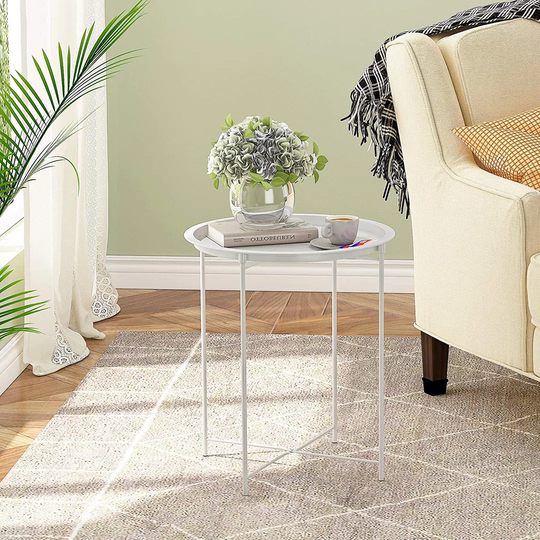 Shealey Metal Tray Table