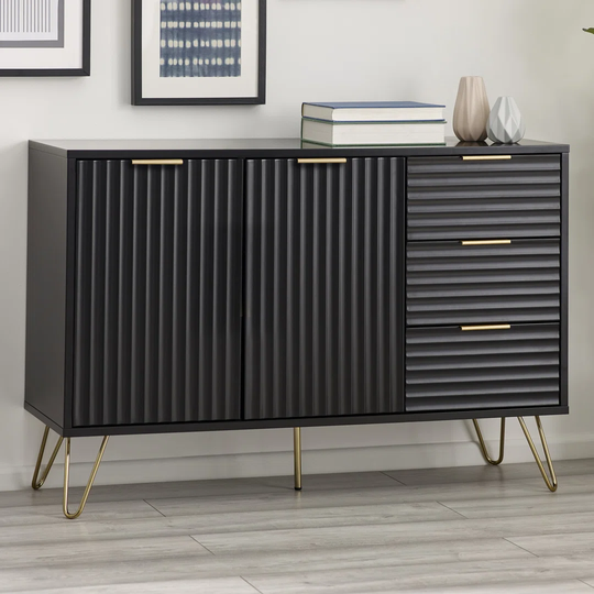 Brantice 118" Wide 3 Drawer Sideboard