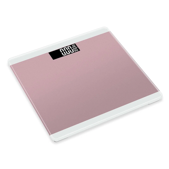 Aquarius 3 In 1 Digital Bathroom Scales With Step-on Technology, Rose Gold