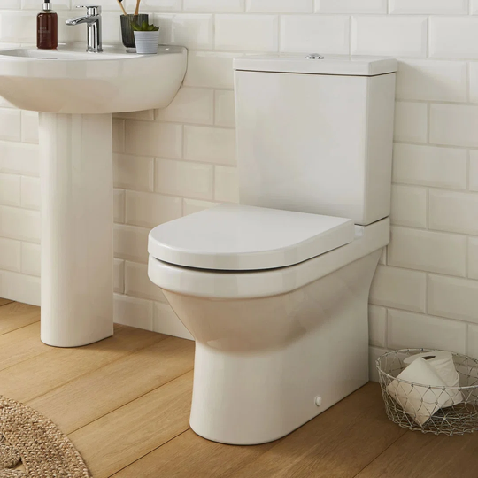 K-Vit Style Close to Wall Toilet & Cistern with Soft Close Seat
