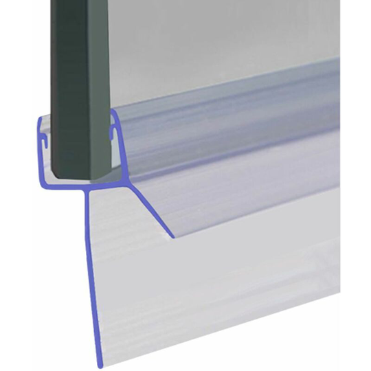 Shower Seal for Screens, Doors or Panels | Fits 4, 5 or 6mm Glass | Seals 25-30mm Gaps | SEAL080 (140cm) - Clear