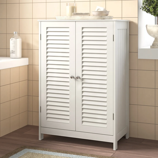 Quickset 928 60Cm W x 87Cm H x 35Cm D Wall Mounted Bathroom Cabinet