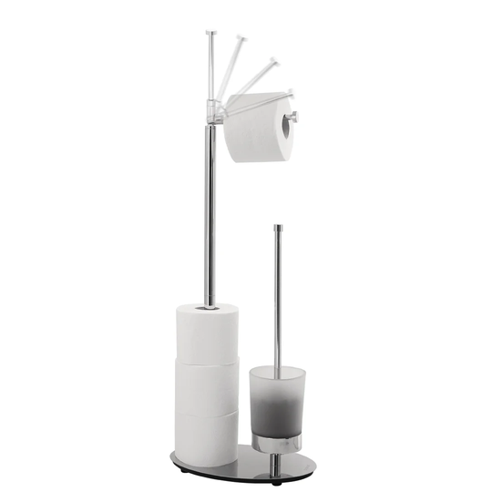 Free-Standing Toilet Brush and Holder