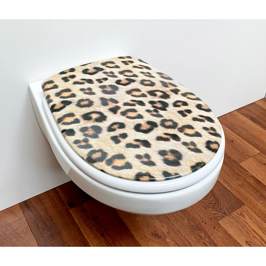 Leopard Toilet Seat Sticker