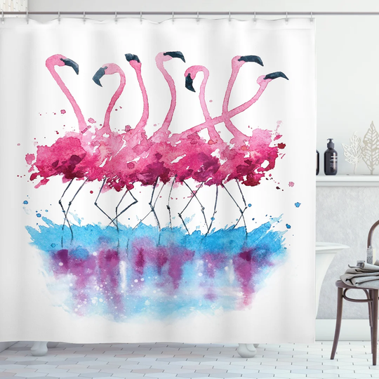 Berkie Polyester Shower Curtain Set
