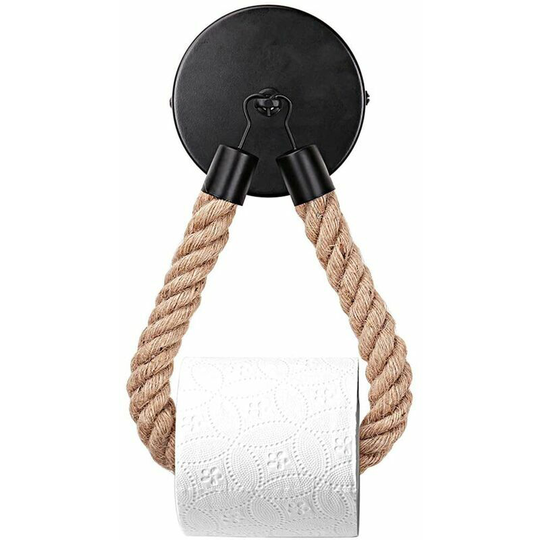 Toilet Paper Holder, Toilet Roll Holder with Phone Shelf, 304 Stainless Steel, No Drilling Bathroom Wall Bracket (Linen)
