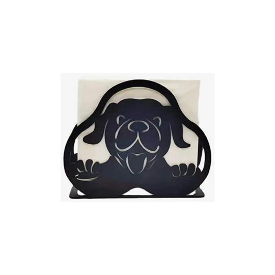 Napkin Holder for Kitchen,Black Metal dog Racks Kitchen, Freestanding Tables,Napkin Dispenser,Iron Dinner Farmhouse,Restaurants,Cafe, Bar, Party 4.8