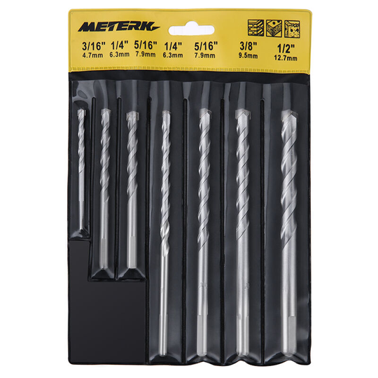 7PCS tile glass ceramic concrete cement drill bit hand drill alloy perforation set