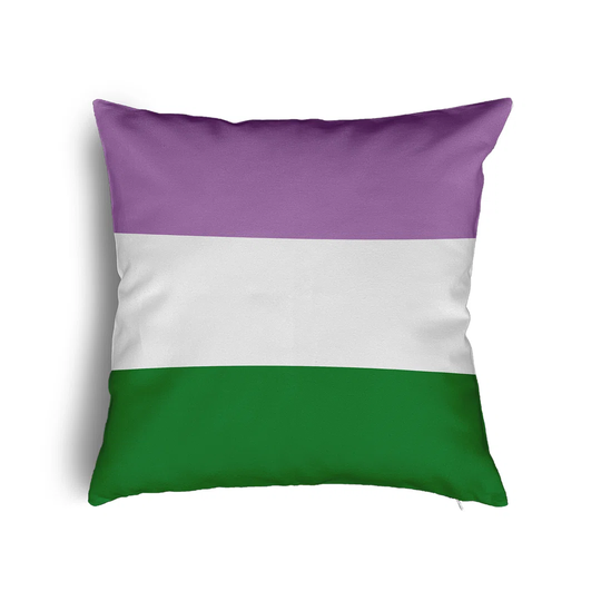 Eulett Striped Square Scatter Cushion with Filling