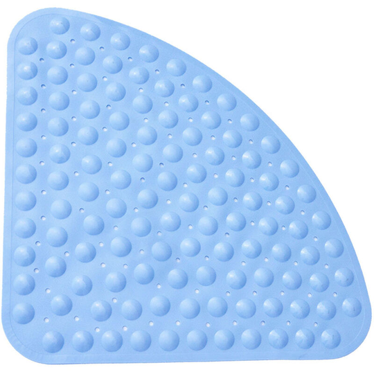Bette Corner Bath Mat Bath Bath Mat, Non-slip Shower Mat Area Safety Shower Mat with Suction Cups, Drain Holes, bpa, Machine Washable (54 * 54cm)