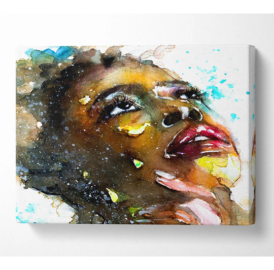 The Ponder Look - Wrapped Canvas Graphic Art