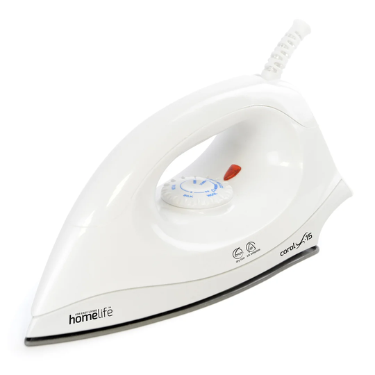 Symple Stuff 1200w "Coral X-15" Dry Iron in White