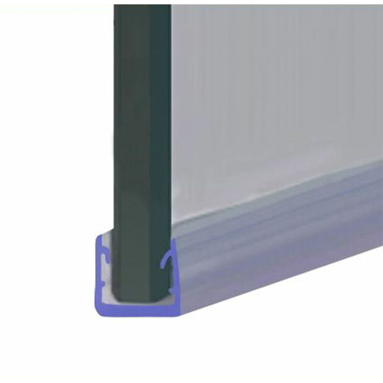 Shower Seal for Screens, Doors or Panels | Fits 8, 9 or 10mm Glass | For When There Is No Gap | SEAL025 (80cm) - Clear