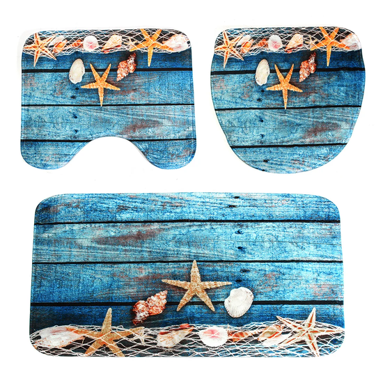 Staveley 3 Piece Bath Rug Set