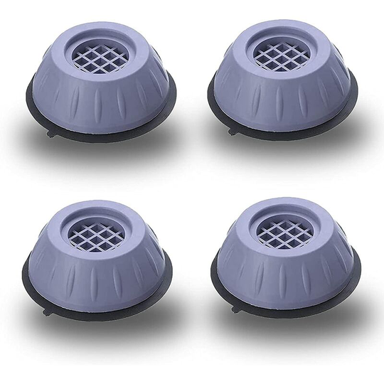 Washing Machine Foot Pads Anti-Vibration Mats 4 Pieces Universal Pedestal Stabilizer Feet, Non-Slip Rubber for Washing Machines Dryers and Furniture