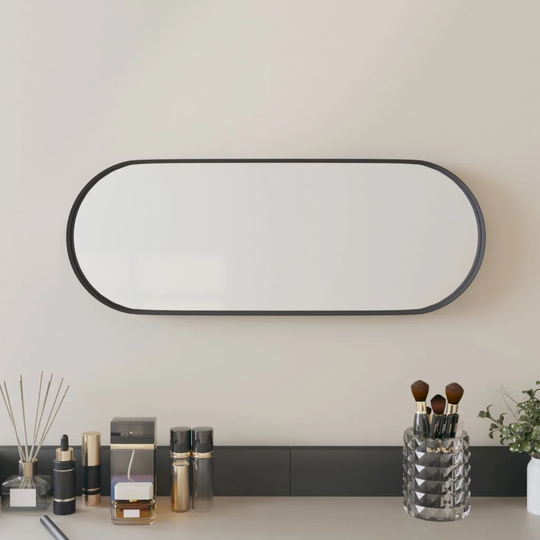 Fairmont Park Wall-Mounted Mirror Black 20X40 Cm Oval
