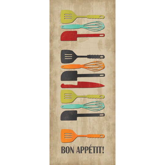 Cook in Kitchen III - Wrapped Canvas Painting Print