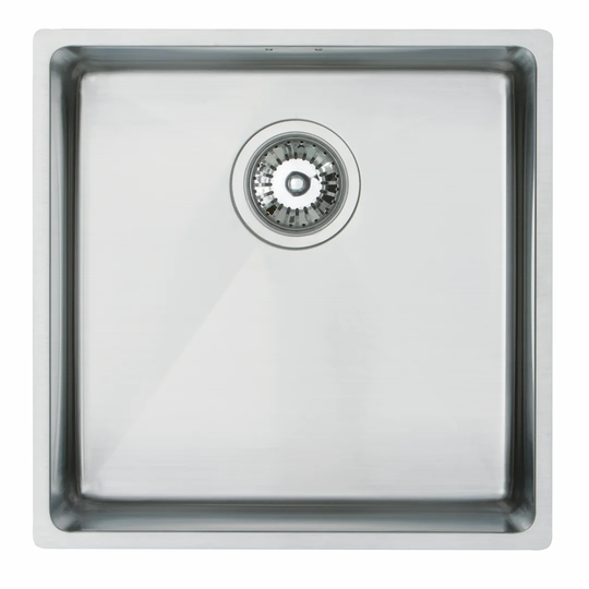 43cm x 43cm Compact Single Bowl Undermount/Inset Kitchen Sink