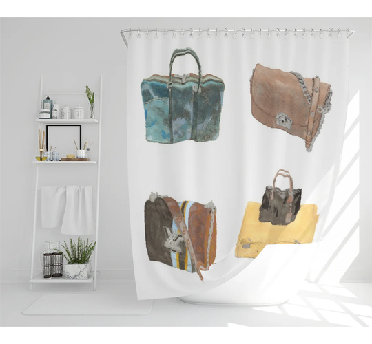 Wirksworth Polyester Shower Curtain Set