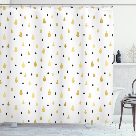 Bertella Polyester Shower Curtain Set