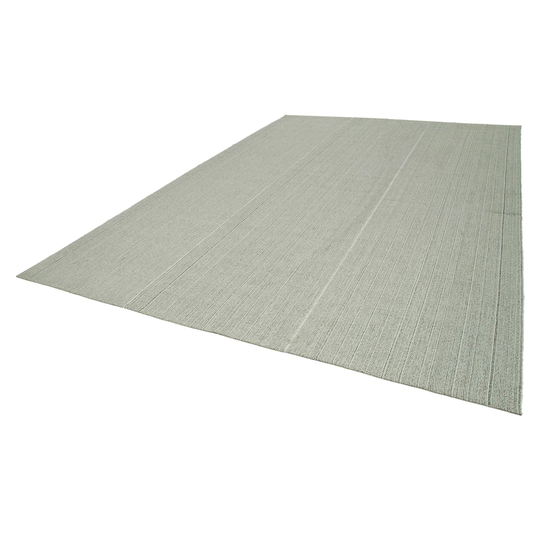 Eisner Hand-Knotted Cotton/Wool Grey Rug