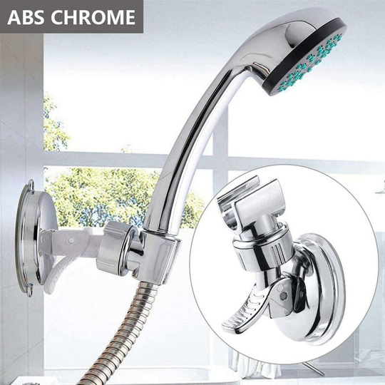 Shower Head Holder Suction Cup, Adjustable Shower Holder Bathroom Suction Cup with 360° Rotatable Shower Holder for Hand Shower, Detachable Hand