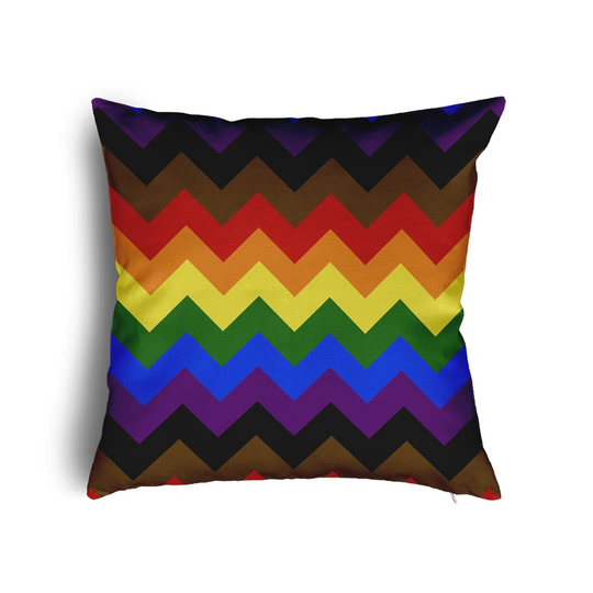 Fatim Chevron Square Scatter Cushion with Filling