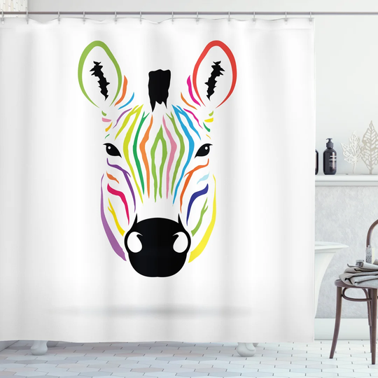 Bilus 13 Piece Polyester Shower Curtain Set