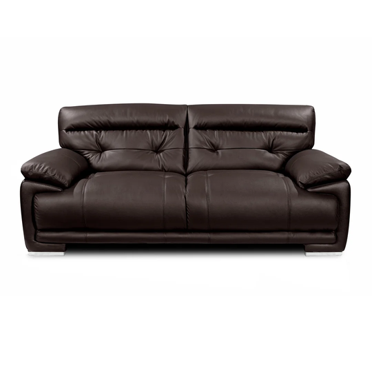 Colette Genuine Leather 3 Seater Sofa