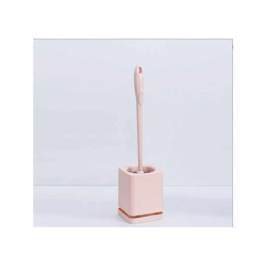 Wall Mounted Toilet Brush Set No Dead Angle Toilet Brush, Pink