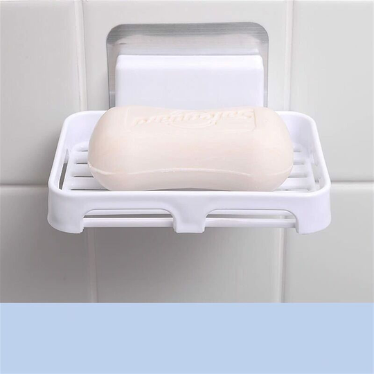Drain Soap Drain Wall Soap Soap Sponge Holder Bathroom Ross Rack Organizer Soap Drain Holder Kitchen Hanging Soap Soap Box (Color: a White)