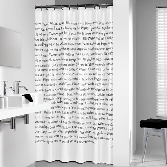 Sayings Vinyl Shower Curtain