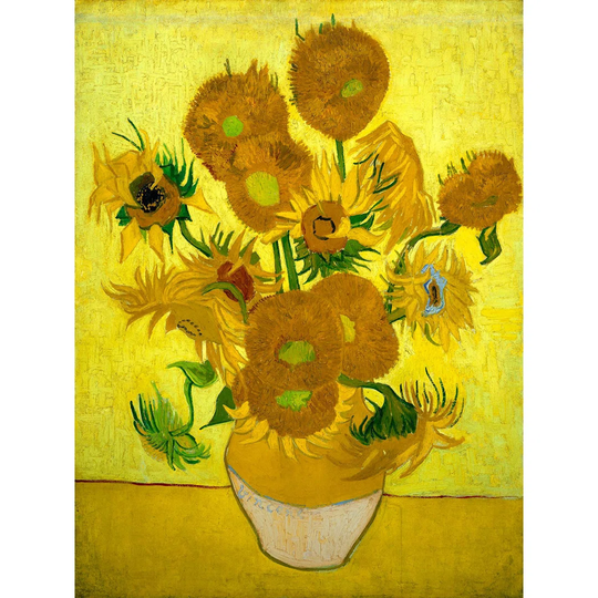 Sunflowers by Vincent Van Gogh - Unframed Painting
