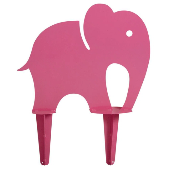 Iron Deco Elephant Backman Statue