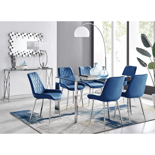 Vilas 6 - Person Dining Set