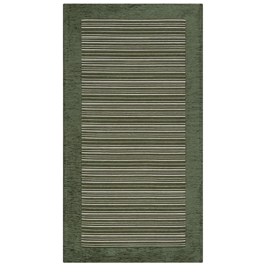 Carrol Hooked Green Rug