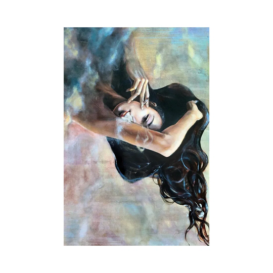 Fume by Eury Kim - Wrapped Canvas Graphic Art