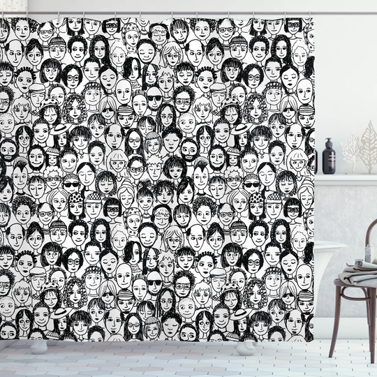 Billy-Dean 13 Piece Polyester Shower Curtain Set