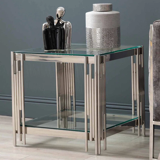 Bruzios Side Table with Storage