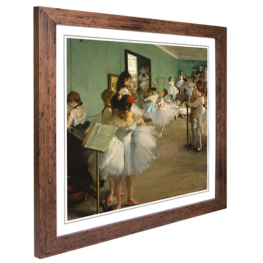 The Dance Class by Edgar Degas Framed Painting Print