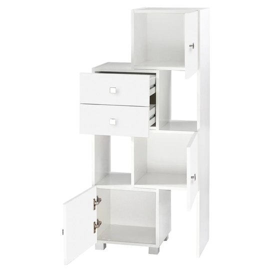 Dhaya 68Cm W x 132Cm H x 31.5Cm D Free-Standing Bathroom Cabinet