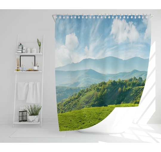 Elizabeath Polyester Shower Curtain