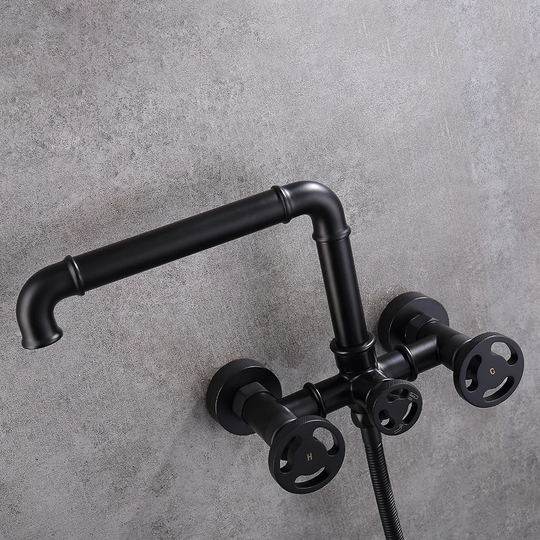 Hebb Wall Mounted Clawfoot Bath Tap