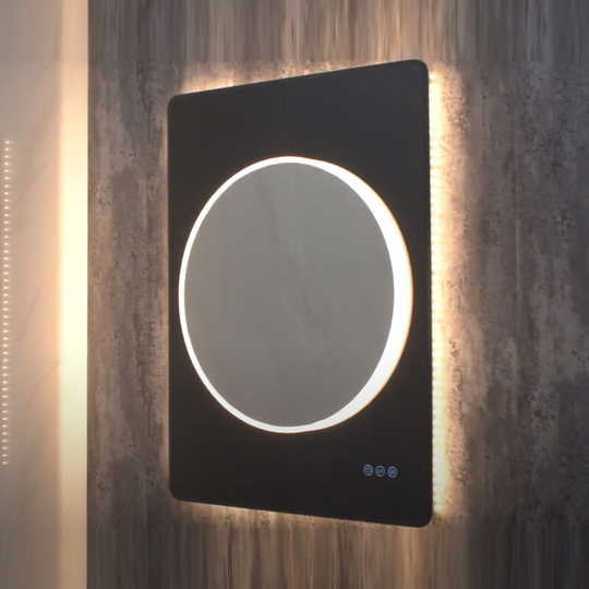 Frontier 70 led Bathroom Mirror 900mm h x 700mm w - HIB