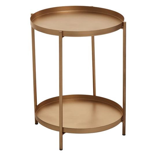 Brianah Gold Side Table