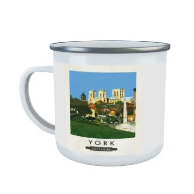 York, Yorkshire Enamel Mug