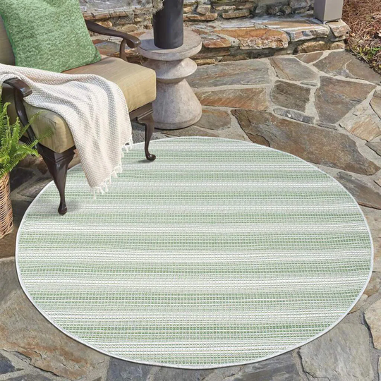 Palm 3471 Green Outdoor Rug