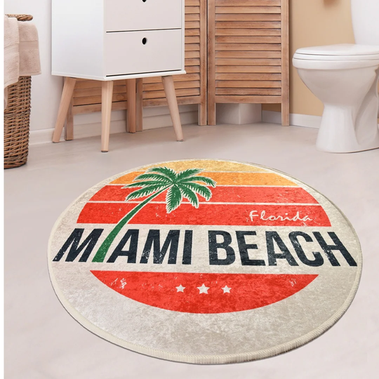 Eli Circle Bath Mat