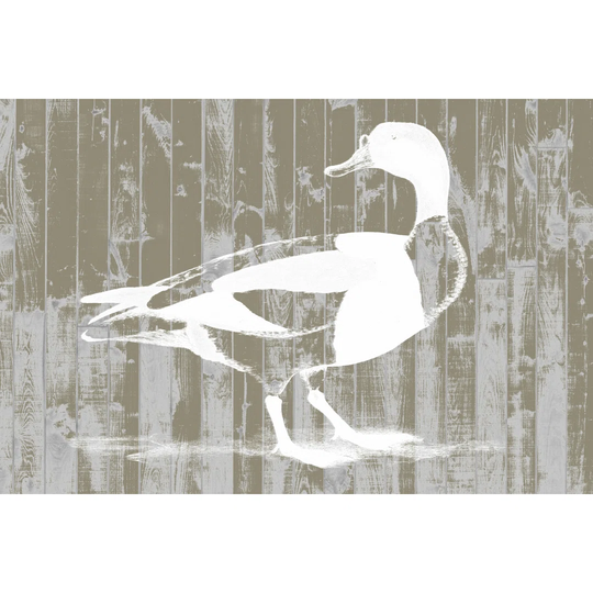 Woodgrain Fowl I - Wrapped Canvas Painting