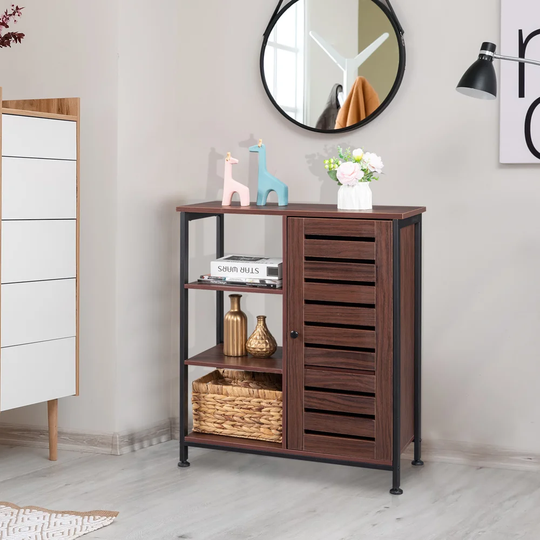 Apria Steel 1 - Door Cabinet Accent Chest
